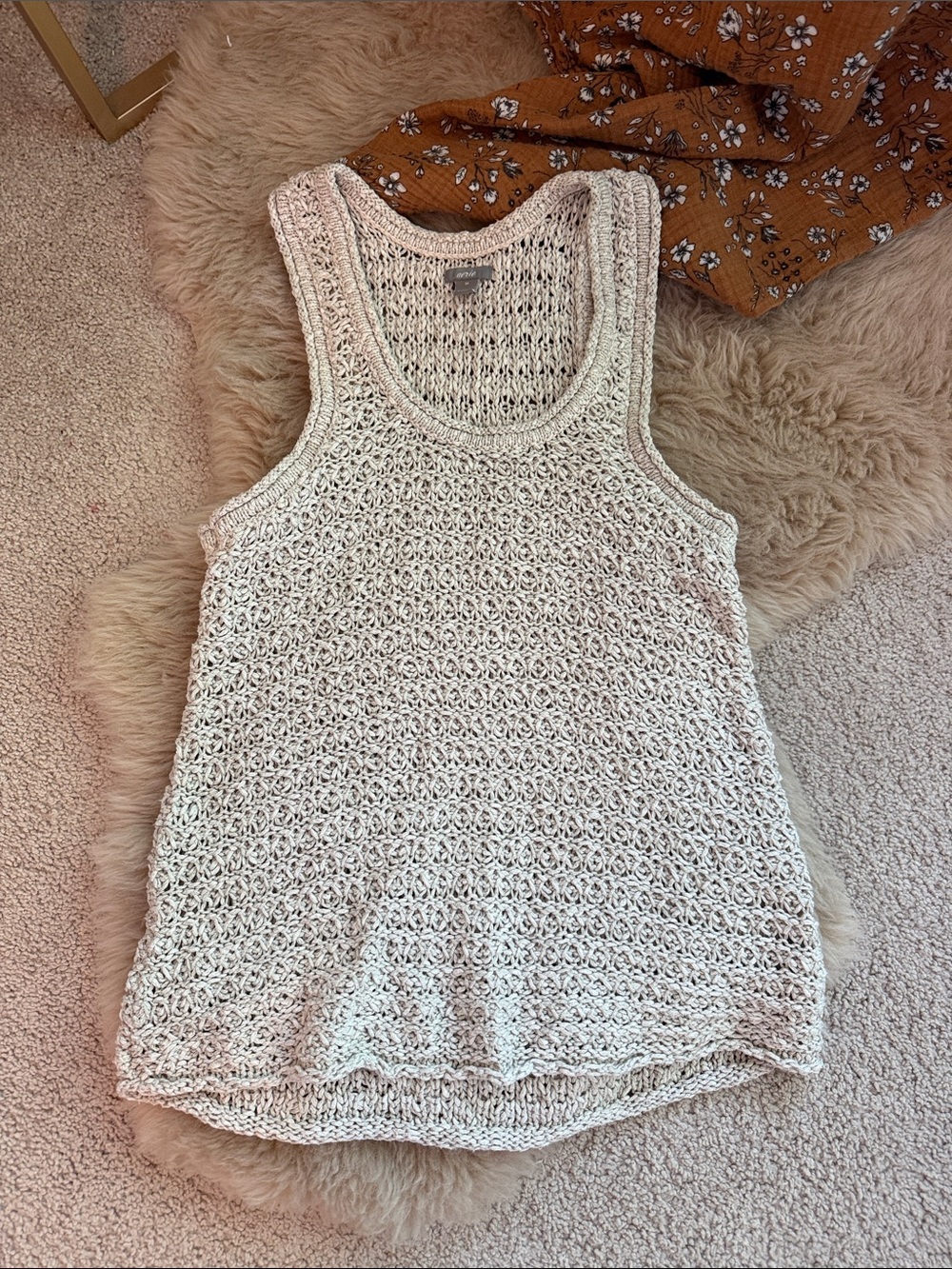 Aerie // crochet tank top